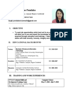 Roxanne Gallano Pondales Resume for IT Jobs