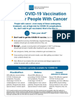 NCCN COVID-19 Vaccination Guide For People With Cancer