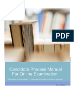 Candidate Process Manual for Online Exam