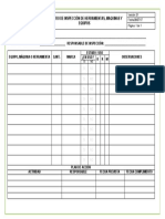 Anexo 94. Formato Inspección Equipos y Herramientas