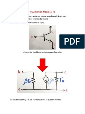 Transistor Modelo Re 2 | PDF