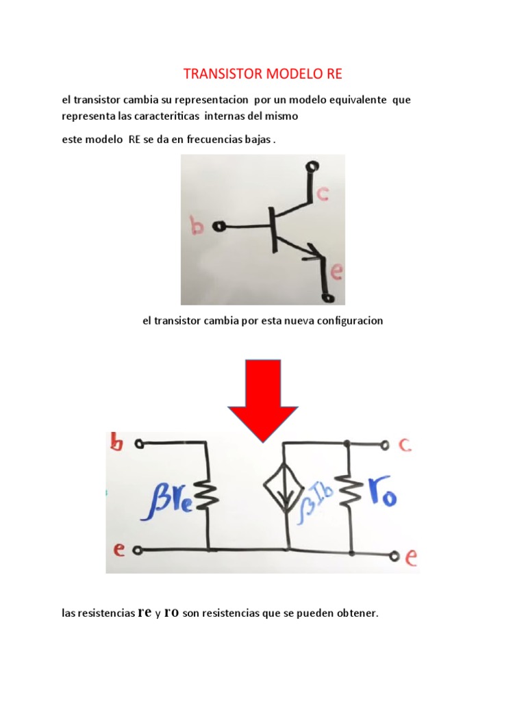 Transistor Modelo Re 2 PDF