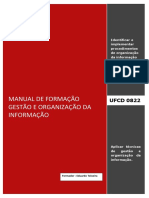 UFCD0822-Gestao e Organização Da Informação