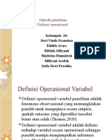 Definisi Operasional