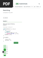 Searching Quiz