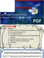 (SUBMIT) Topic 10 - The Core Process of Enterprise Architecture by Tri-Sang GMBH