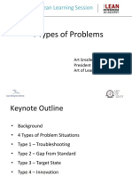 4 Types of Problems: UK LEA Lean Learning Session