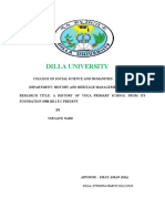 Dilla University: Advisor: - Sisay Aman (Ma)