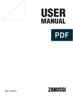 Zanussi ZDV12001FA Manual en