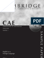 Cae Practice Tests Reading Samples