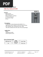 Side Face Infrared LED: Technical Data Sheet