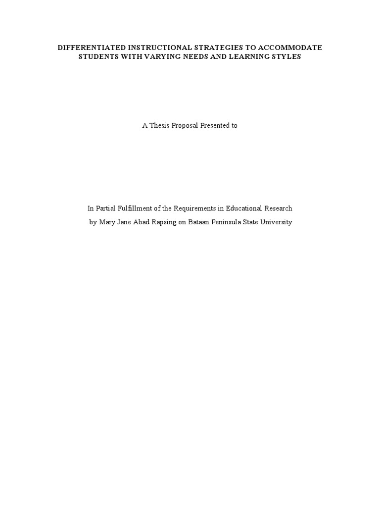 Differentiated Instruction Strategies for Diverse Learners | PDF ...