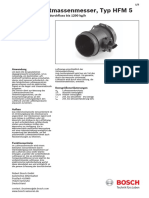 Heißfilm-Luftmassenmesser, Typ HFM 5: Messung Von Luftmassendurchfluss Bis 1200 KG/H