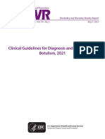 Clinical Guidelines For Diagnosis and Treatment of Botulism, 2021