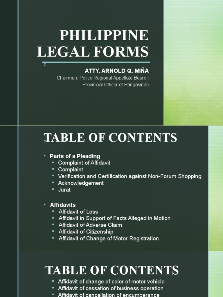 Philippine Legal Forms PDF Deed Appeal
