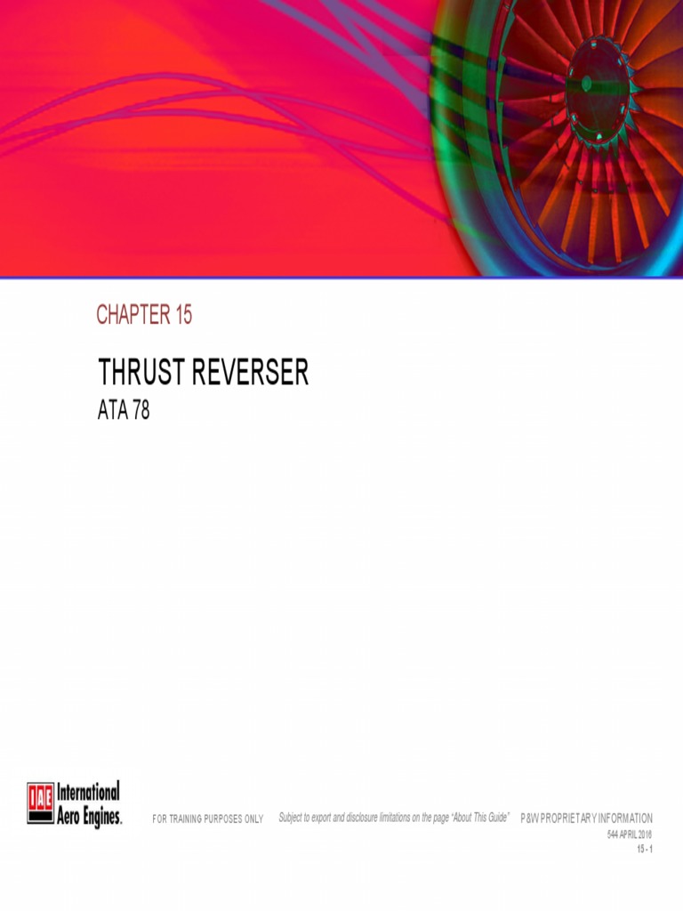 V2500 Thrust Reverser System Overview | PDF | Actuator | Throttle