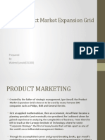 The Product Market Expansion Grid