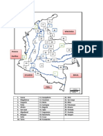 Mapa Hidrografia Colombiana