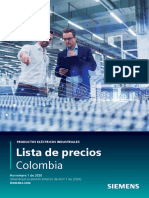 Lista de  precios  siemens colombia  2021