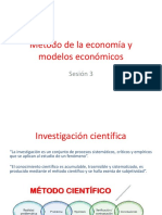 Método de La Economía y Modelos Económicos Sesion 3