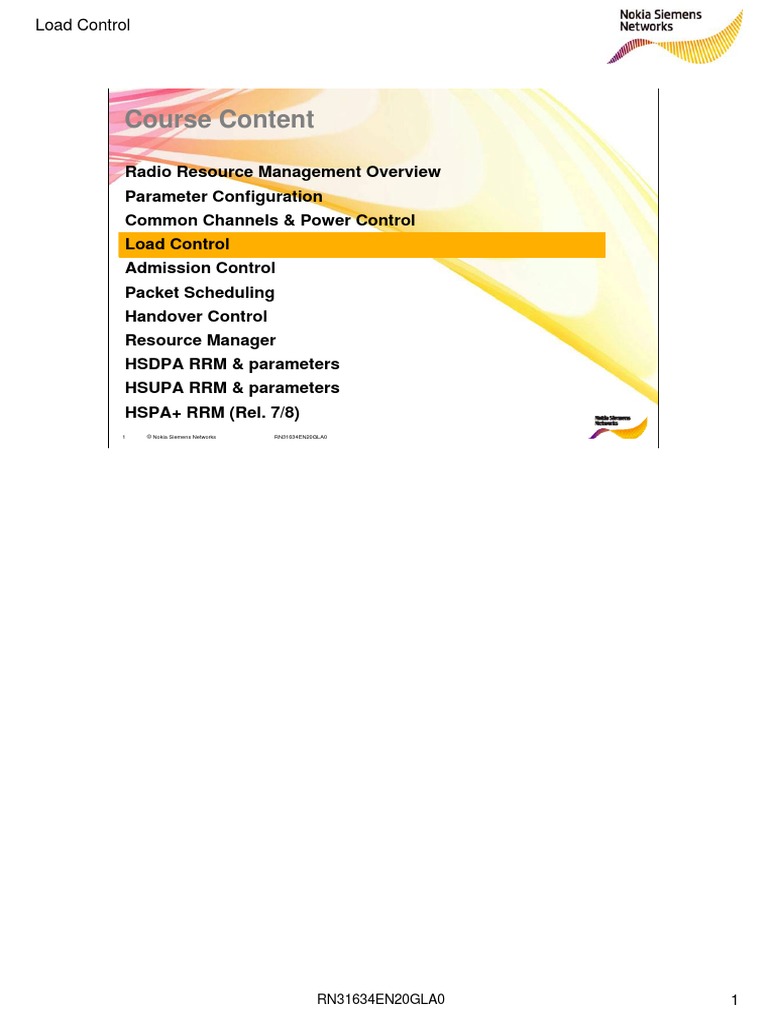 04 Rn31634en20gla0 Loadcontrol Ru20 v12 | PDF | High Speed Packet ...