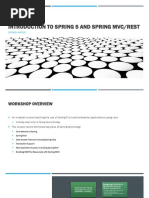 Introduction To Spring 5 and Spring MVC