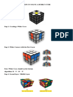 Steps To Solve A Rubik