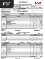 Senior High School Student Permanent Record: Republic of The Philippines Department of Education