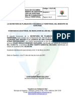 Constancia Ejecutorial Lic 008 de 02 de Enero de 2019