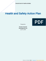 Free Health and Safety Action Plan Template