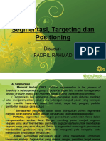 Segmentasi Targeting Dan Positioning