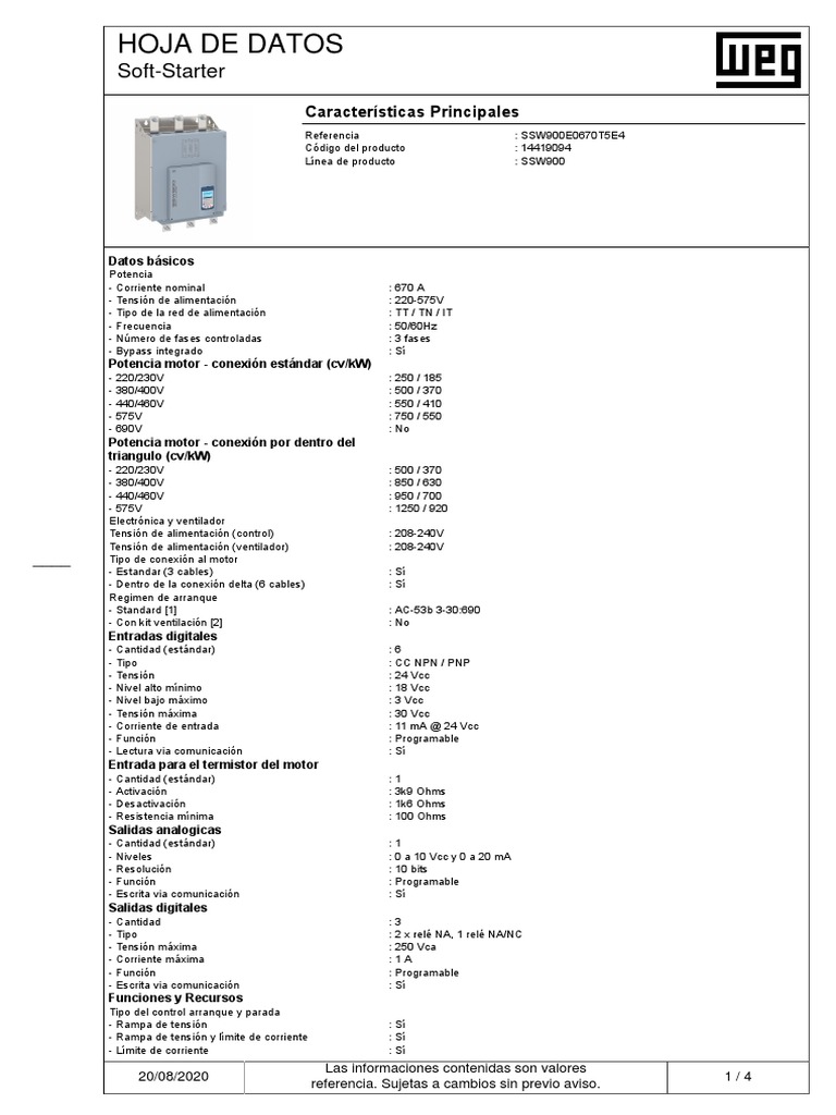 SSW900 0670 | PDF | Relé | Cantidad