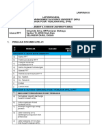 Format Laporan Awal Permohonan PPA