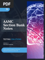 Testing Solutions Section Bank Notes V1.8