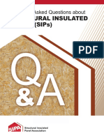 Structural Insulated Panels (Sips) : Frequently Asked Questions About