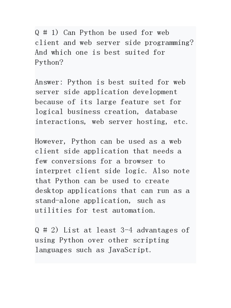 Premier Programme | PDF | Parameter (Computer Programming) | Python ...