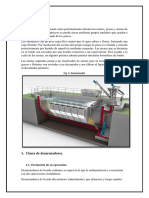 Desarenador: elimina arenas y grasas