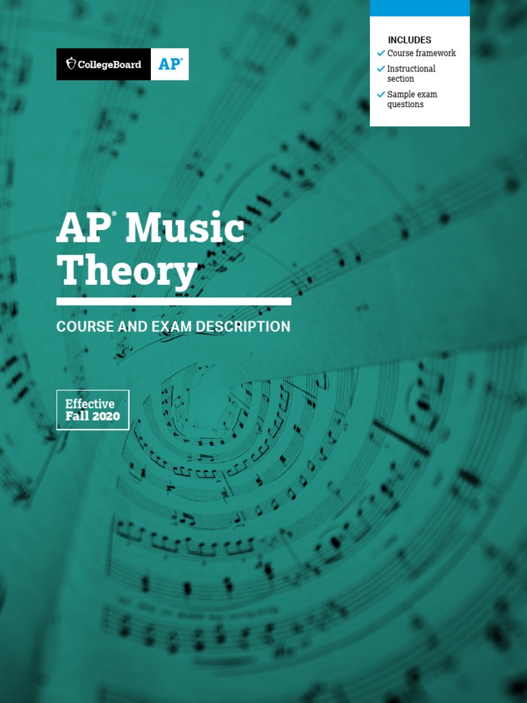 AP Music Theory Course and Exam Description | PDF | Advanced Placement ...