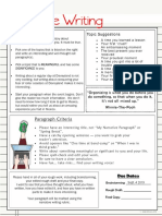 Rezi Malik - Personal Narrative Assignment Sheet - 4483700