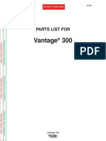 Vantage 300: Parts List For