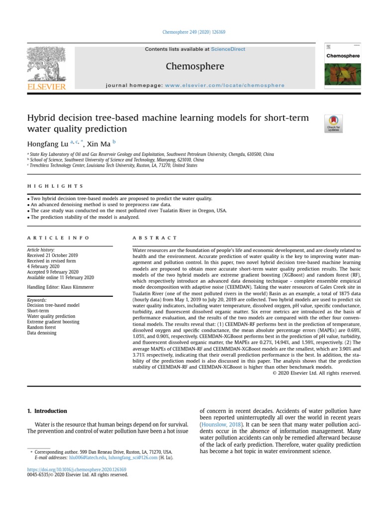 Random Forest Classifier For Remote Sensing Classification. | PDF ...