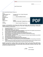 Template Surat Lamaran CPNS Kemhan-2021 X