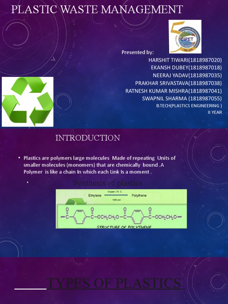 Plastic Waste Management Techniques | PDF | Plastic | Waste Management