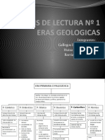Analisis de Lectura #1 Eras Geologicas