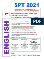 CEFR ENGLISH FORM 1 (PAPER 1) - READING