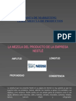 Tarea Mezcla de Productos