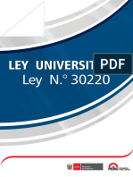 Ley Universitaria 32022
