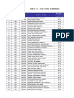 Cas #271 - 2019 Gestor de Tramites: #Tipo Doc. Dni / Ce Apellidos y Nombres Nota de Ev. Evaluación de Conocimientos