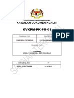 Kvkpm-Pk-Pu-01 Kawalan Dokumen Kualiti