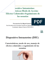 CARACTERISTICA Y MODO USO DIU_Dr. Gutierrez